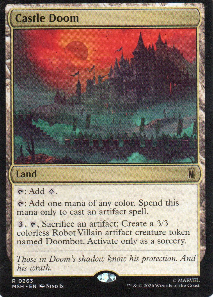 Castle Doom MSH 263 Rare