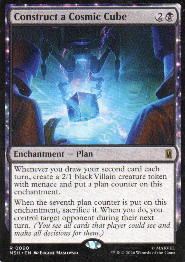 Construct a Cosmic Cube MSH 090 Rare