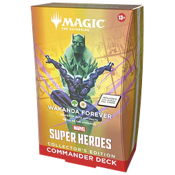 Magic en Ingles: Collector Commander Deck Wakanda Forever - Marvel Super Heroes