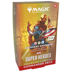 Magic en Ingles: Collector Commander Deck Avengers Assemble - Marvel Super Heroes