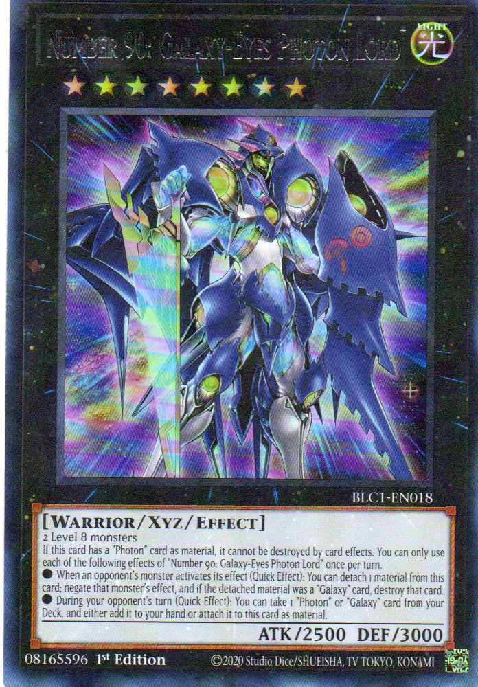 Number 90: Galaxy-Eyes Photon Lord BLC1-EN018 Ultra rare