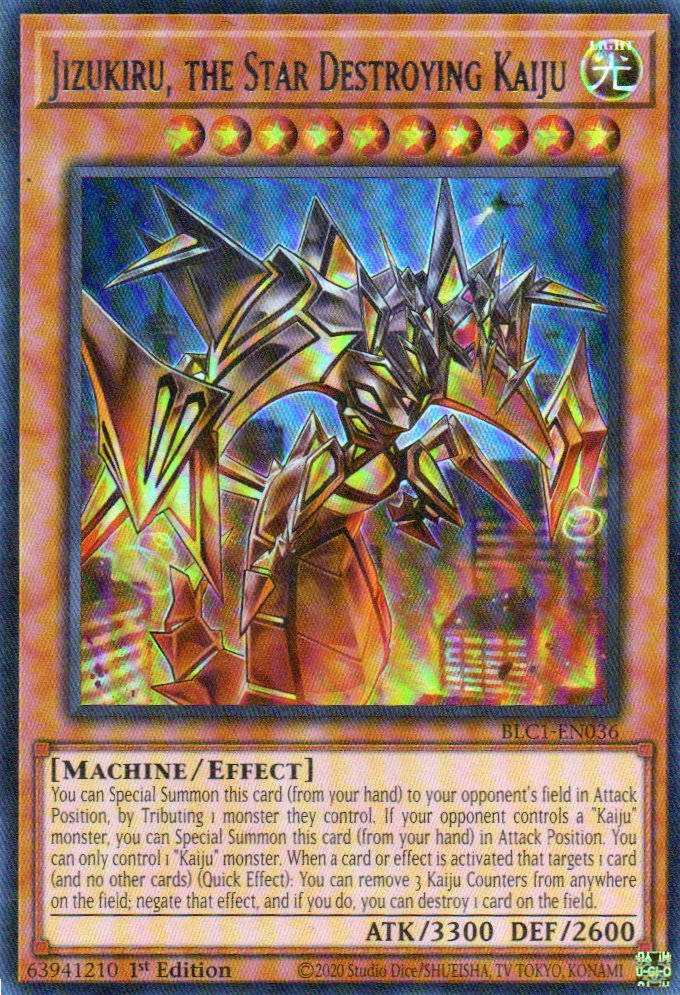 Jizukiru, the Star Destroying Kaiju BLC1-EN036 Ultra rare