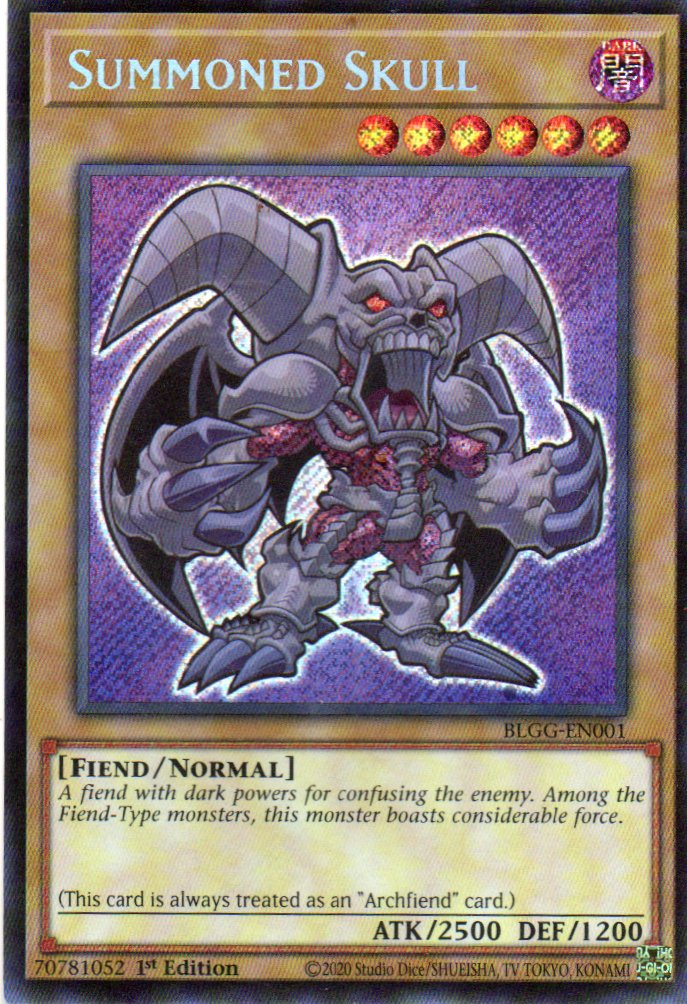 Summoned Skull BLGG-EN001 Secret rare