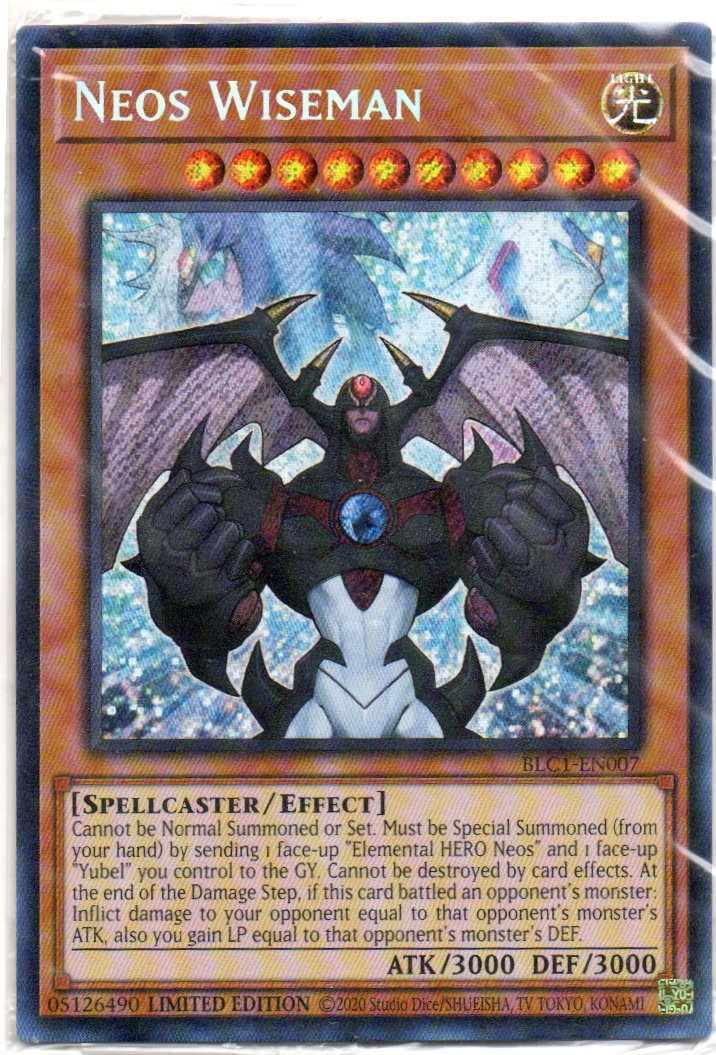Neos Wiseman BLC1-EN007 Secret rare