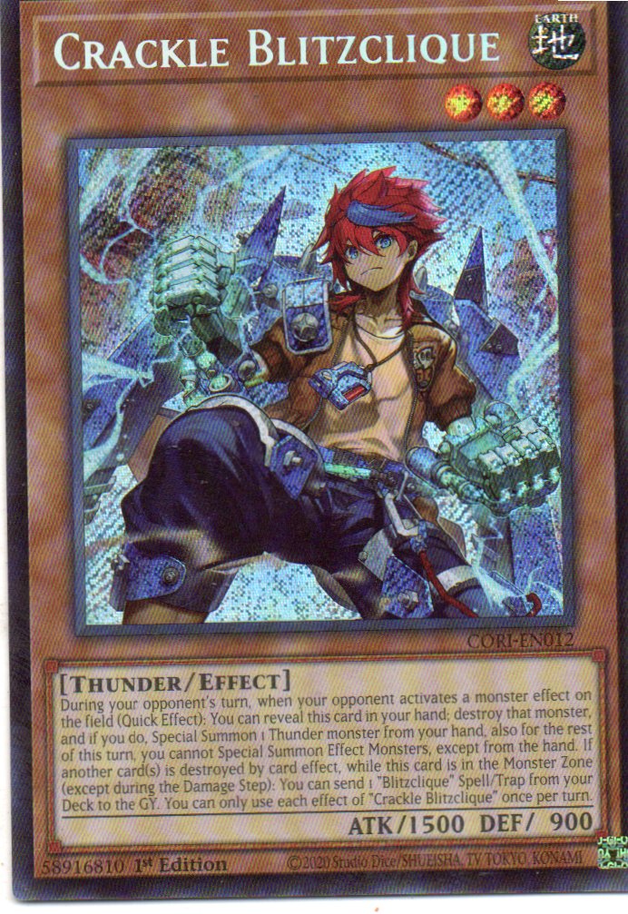 Crackle Blitzclique CORI-EN012 Secret rare