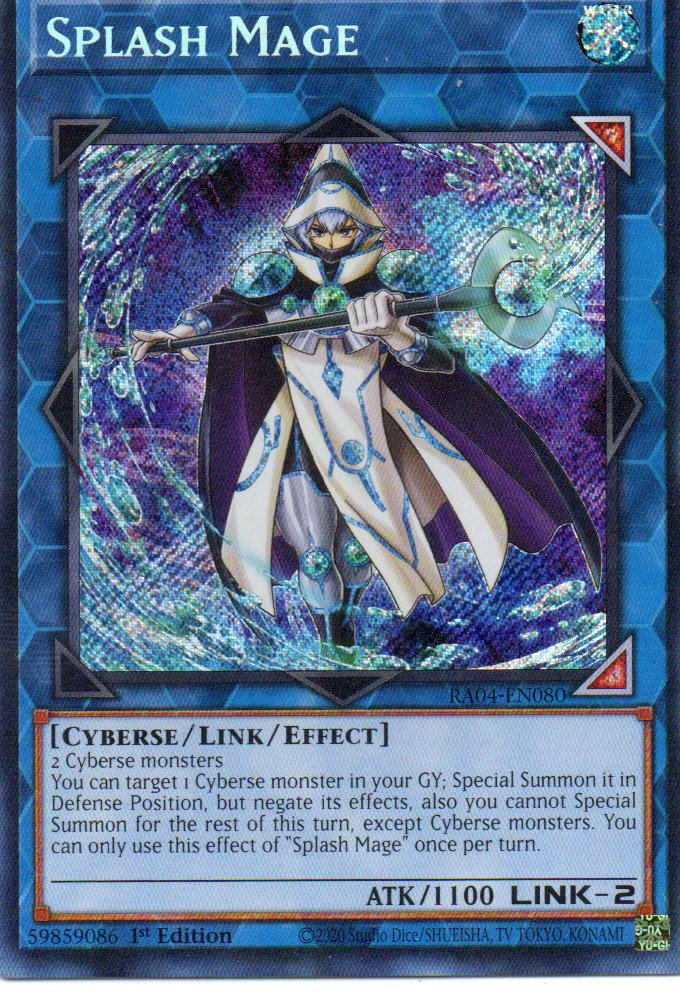 Splash Mage RA04-EN080 Secret rare