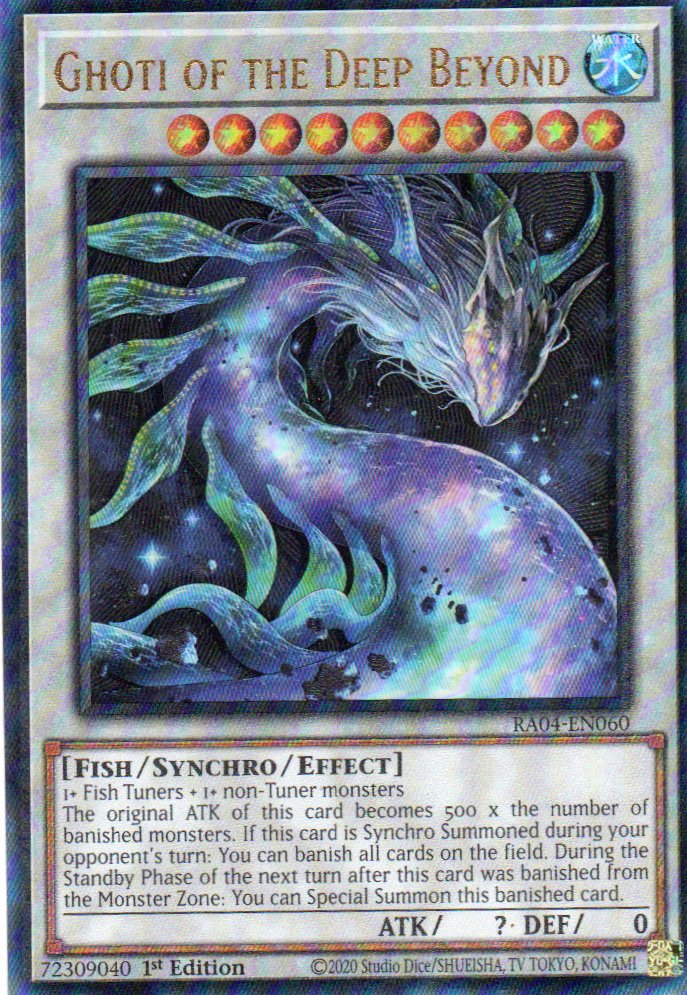 Ghoti of the Deep Beyond RA04-EN060 Ultimate rare