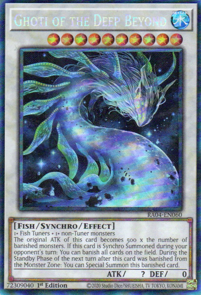 Ghoti of the Deep Beyond RA04-EN060 Collector rare