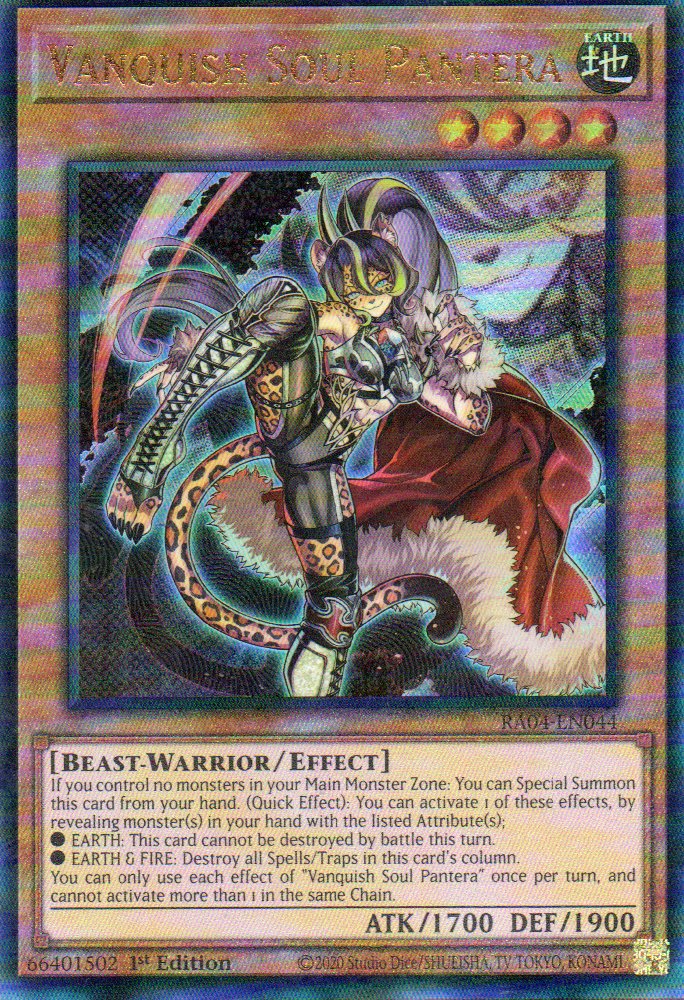 Vanquish Soul Pantera RA04-EN044 Ultimate rare