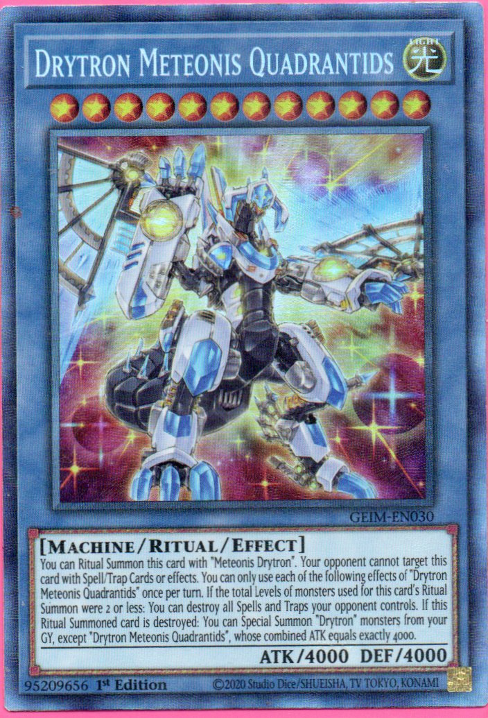 Drytron Meteonis Quadrantids GEIM-EN030 Collector rare