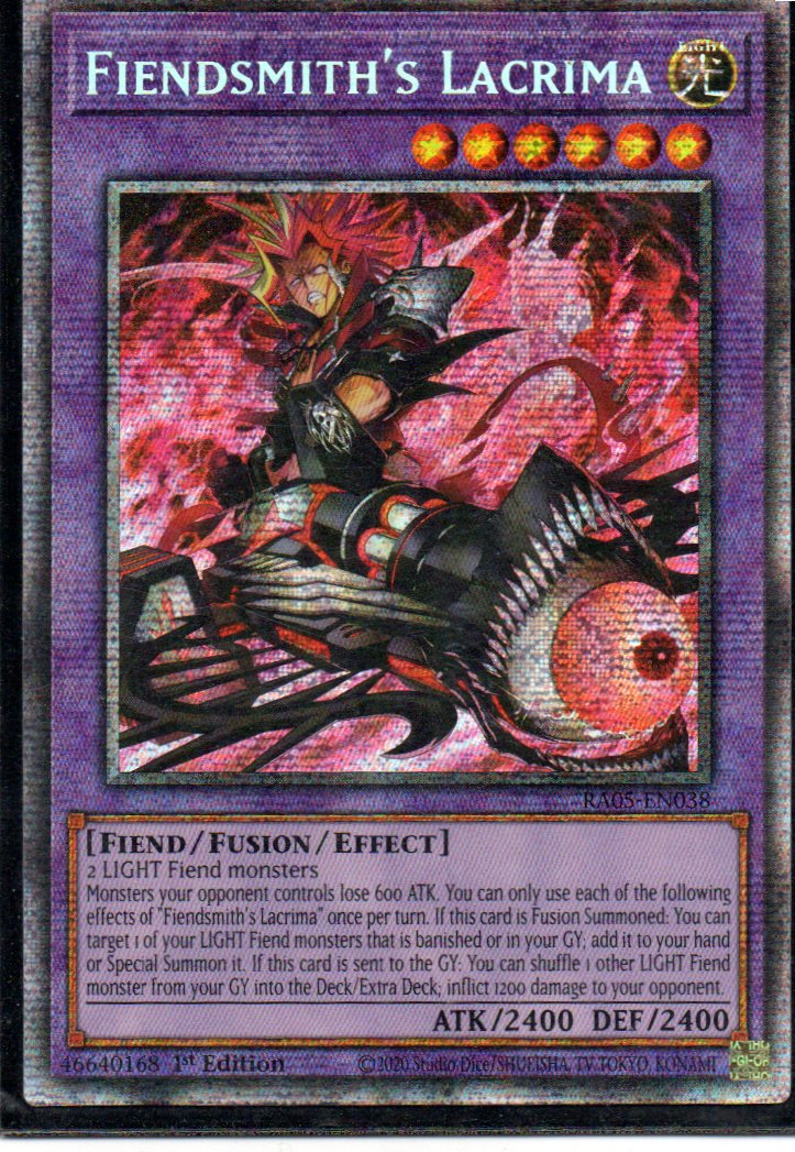 Fiendsmith's Lacrima RA05-EN038 Starlight rare