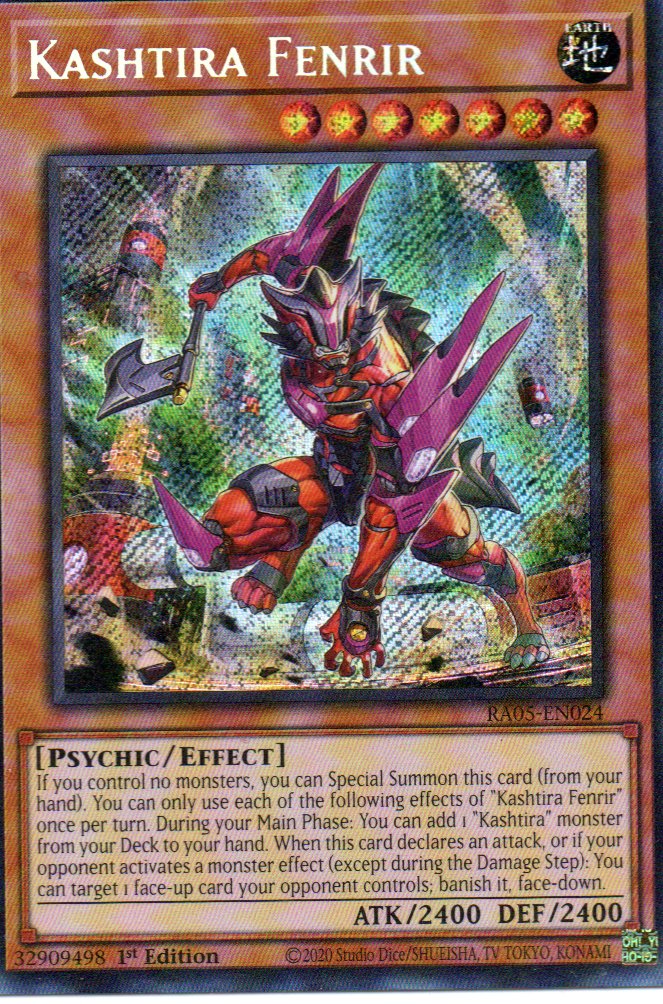 Kashtira Fenrir RA05-EN024 Secret rare