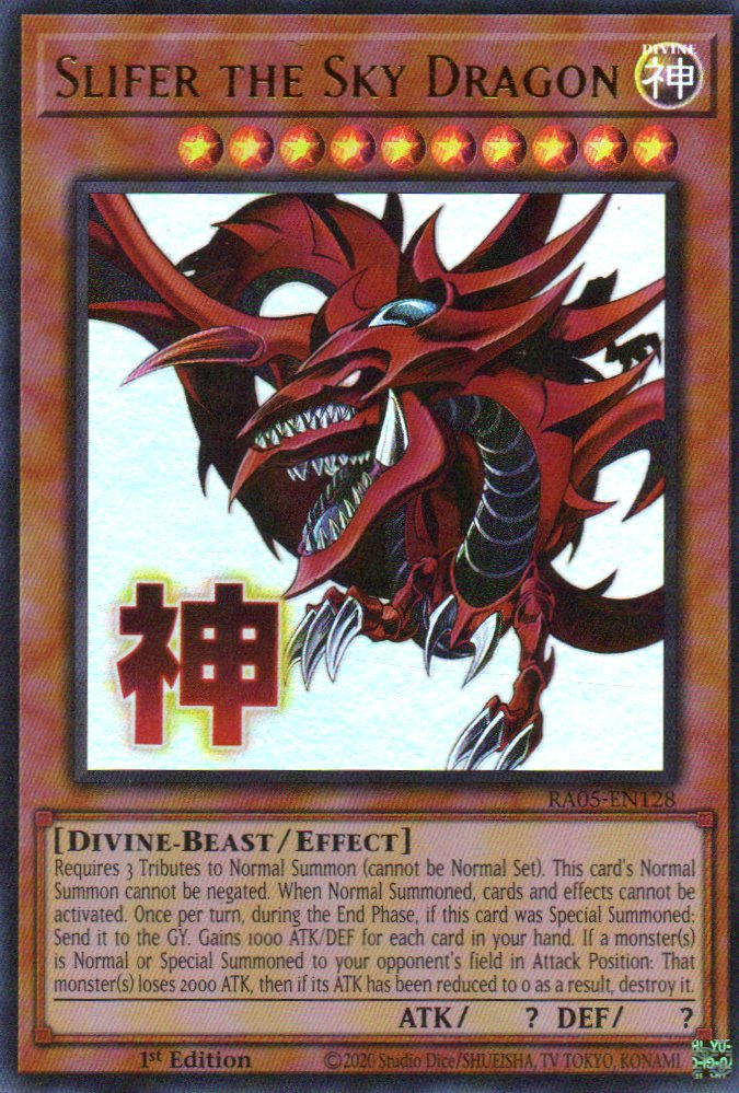 Slifer the Sky Dragon RA05-EN128 Ultra rare