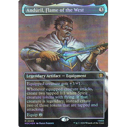 Anduril, Flame of the West HOC 039 Mythic foil rare