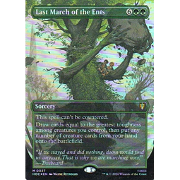 Last March of the Ents HOC 027 Mythic foil rare