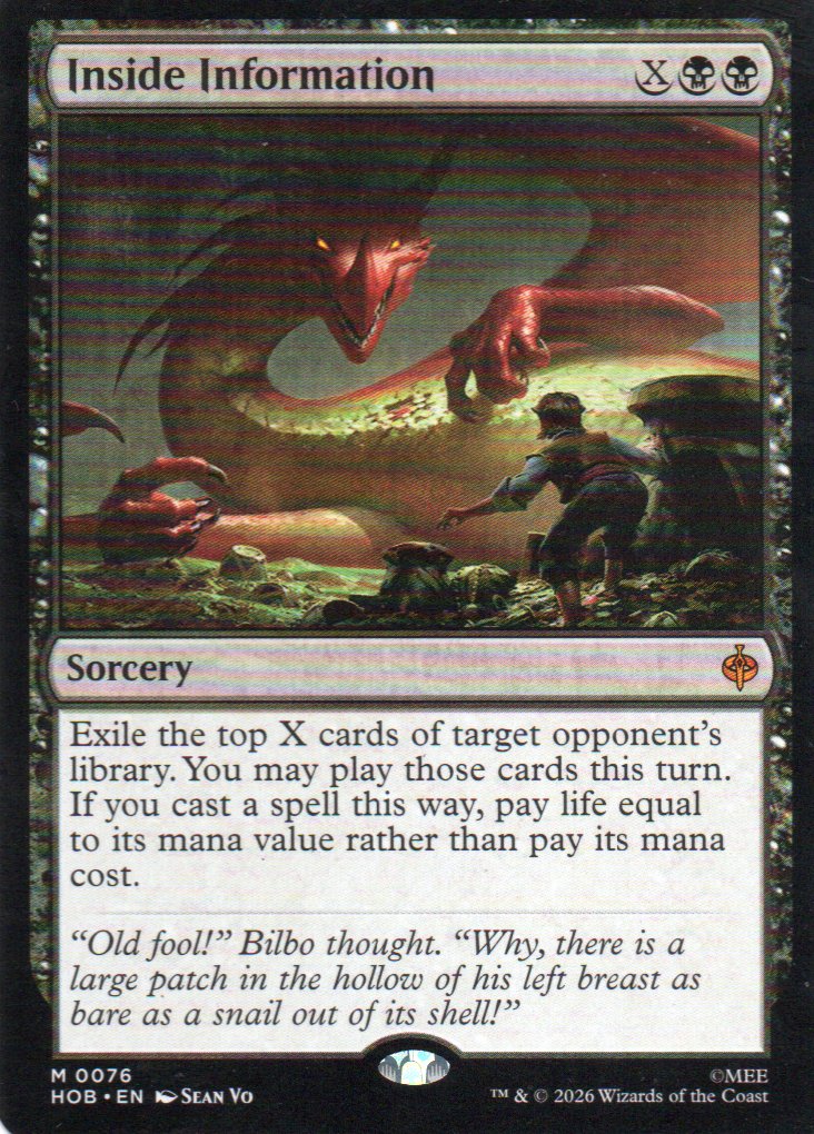 Inside Information HOB 076 Mythic rare
