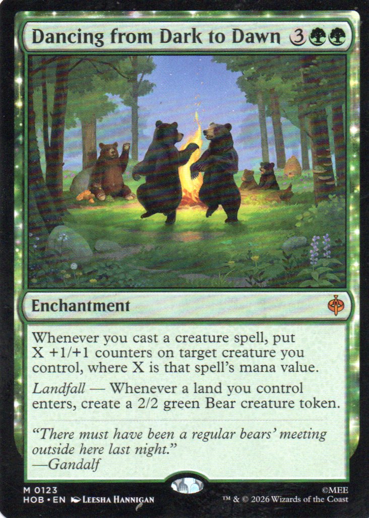 Dancing from Dark to Dawn HOB 123 Mythic rare