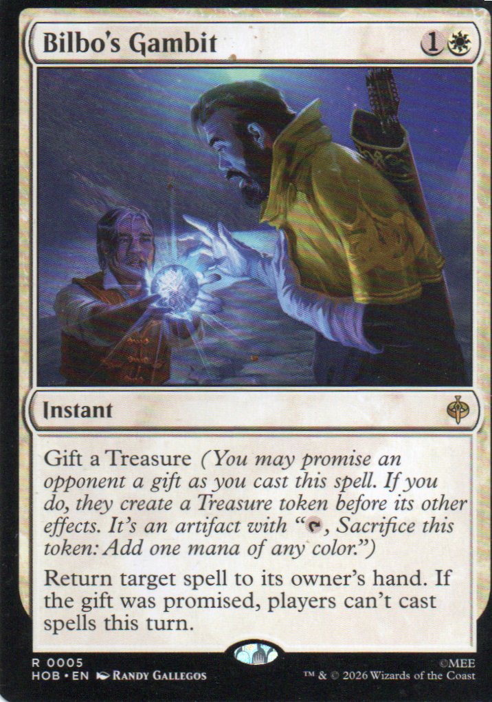 Bilbo's Gambit HOB 005 Rare