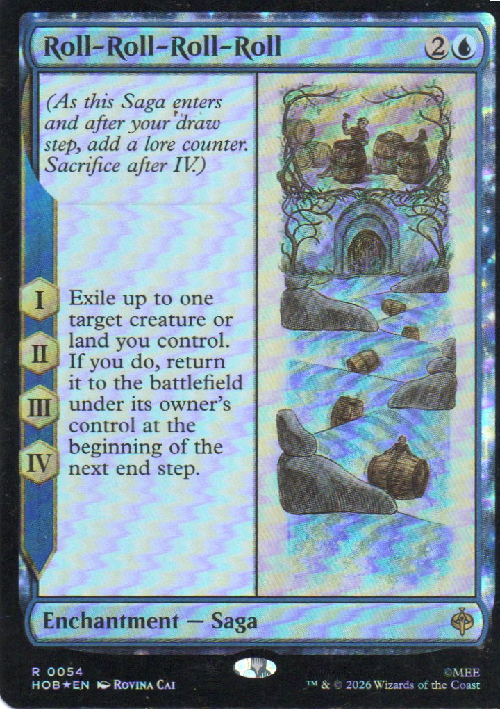 Roll-Roll-Roll-Roll HOB 054 Rare foil