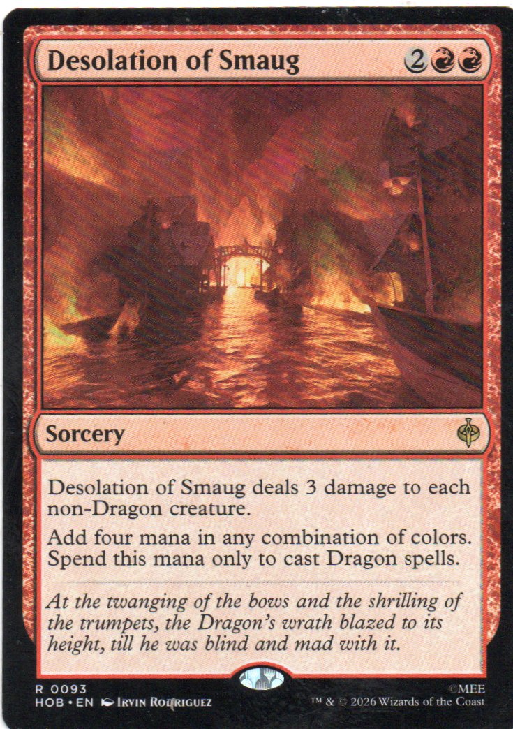 Desolation of Smaug HOB 093 Rare