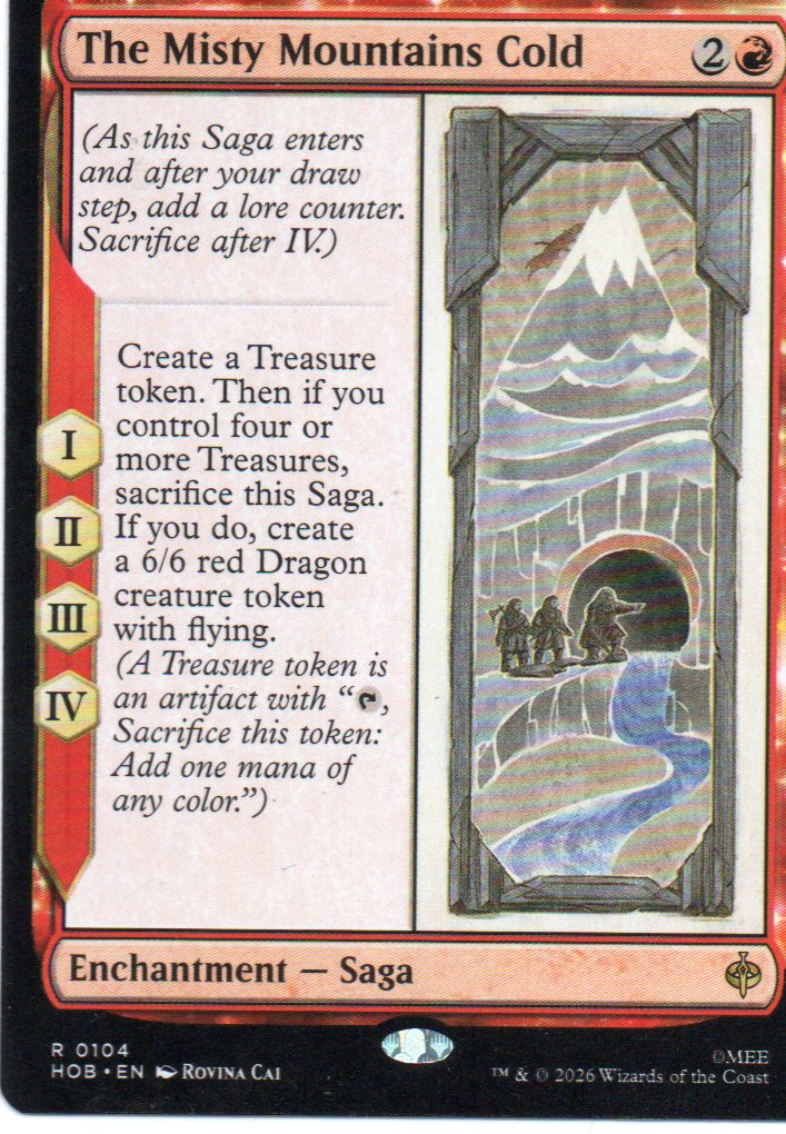 The Misty Mountains Cold HOB 104 Rare