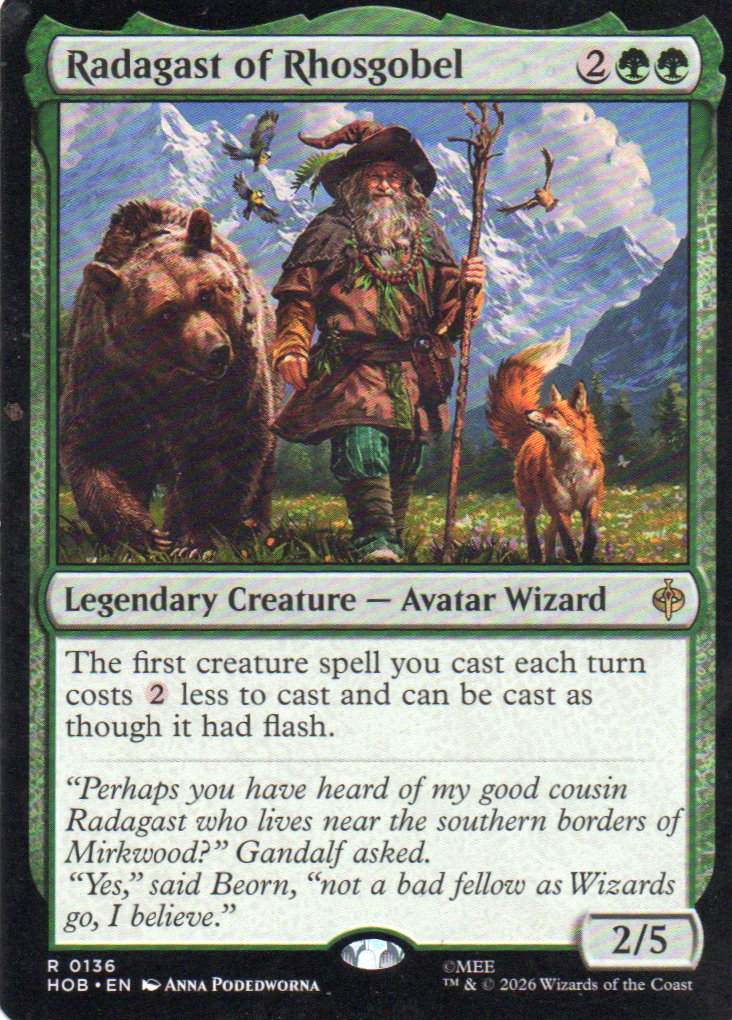 Radagast of Rhosgobel HOB 136 Rare