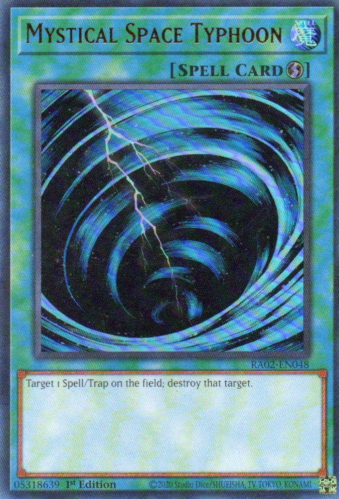 Mystical Space Typhoon RA02-EN048 Ultra rare
