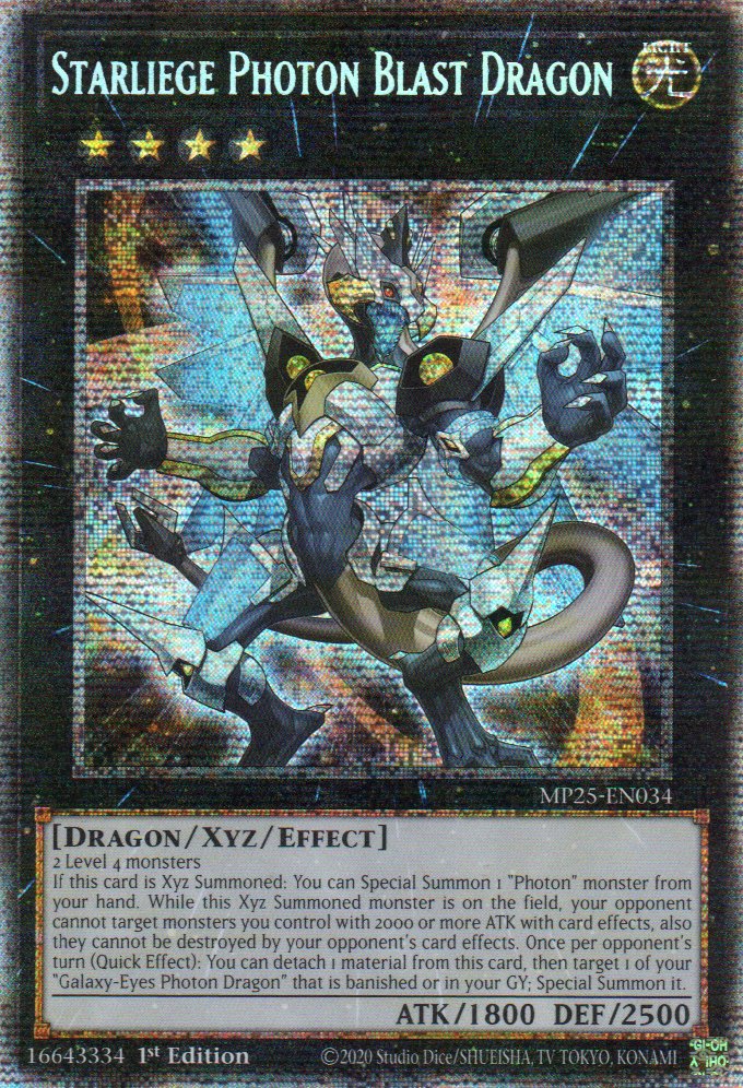 Starliege Photon Blast Dragon MP25-EN034 Starlight rare