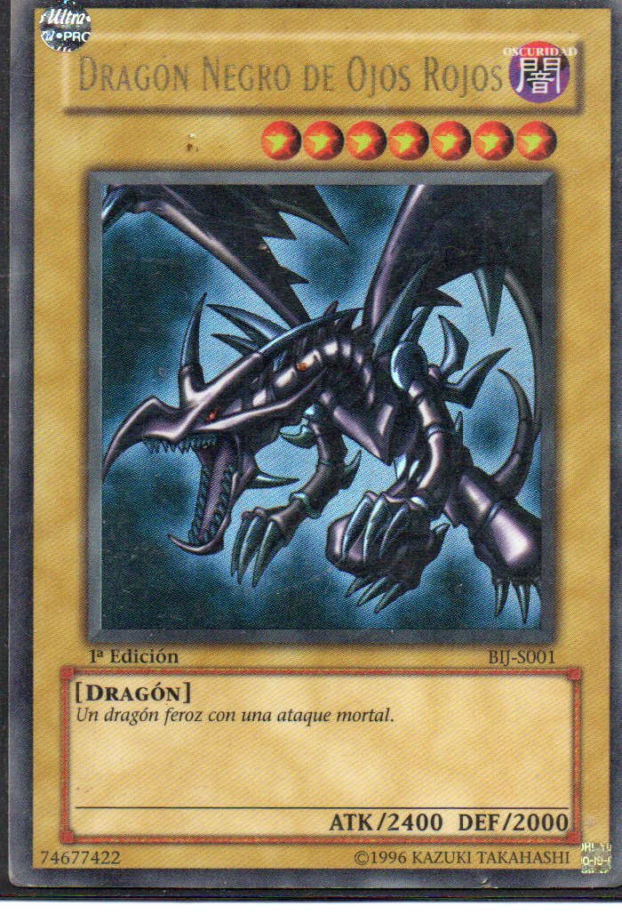 Dragon Negro de Ojos Rojos BIJ-S001 Ultra rare