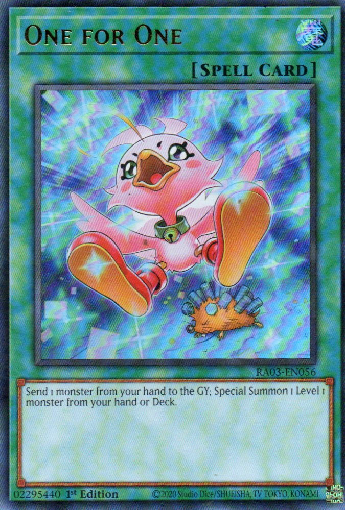 One for One RA03-EN056 Ultra rare