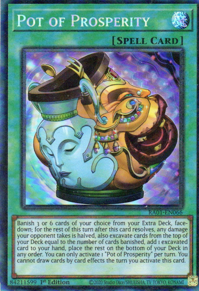 Pot of Prosperity RA01-EN066 Collector rare