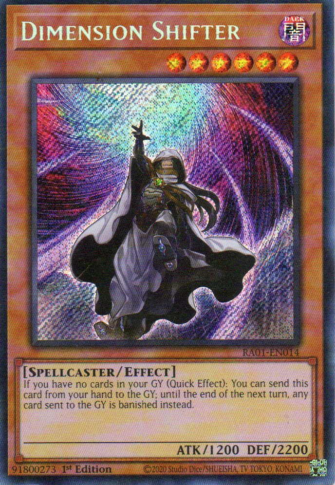 Dimension Shifter RA01-EN014 Secret rare