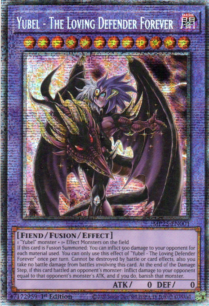 Yubel - The Loving Defender Forever MP25-EN001 Starlight rare