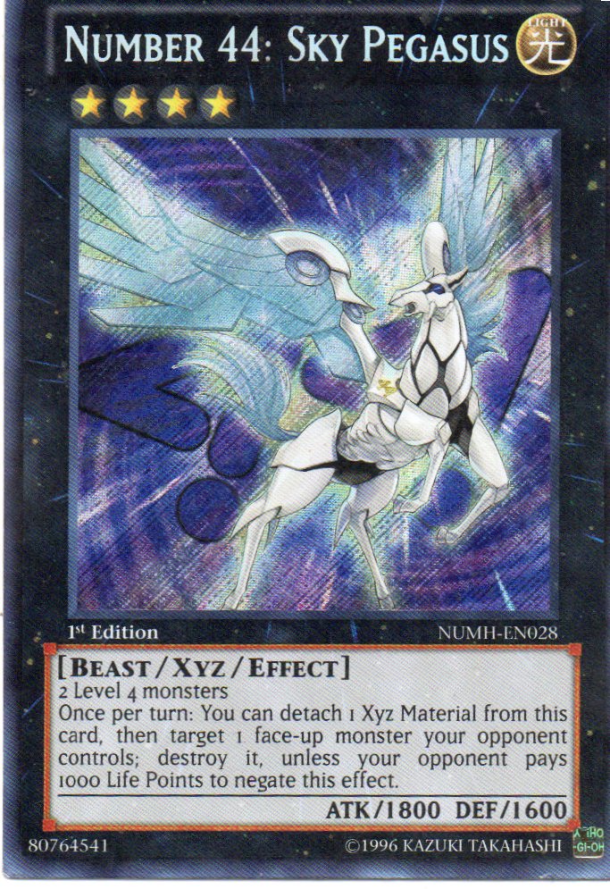 Number 44: Sky Pegasus NUMH-EN028 Secret rare