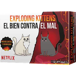 Exploding Kittens El Bien Contra El Mal - Juego de Mesa