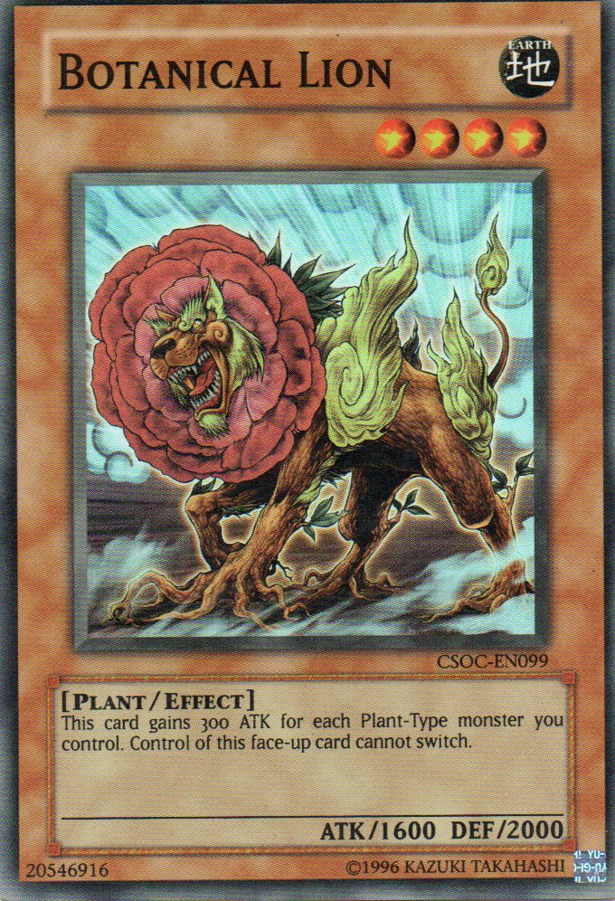 Botanical Lion CSOC-EN099 Super rare