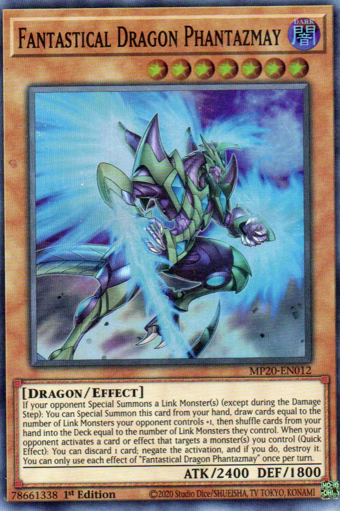 Fantastical Dragon Fantazmay MP20-EN012 Super rare