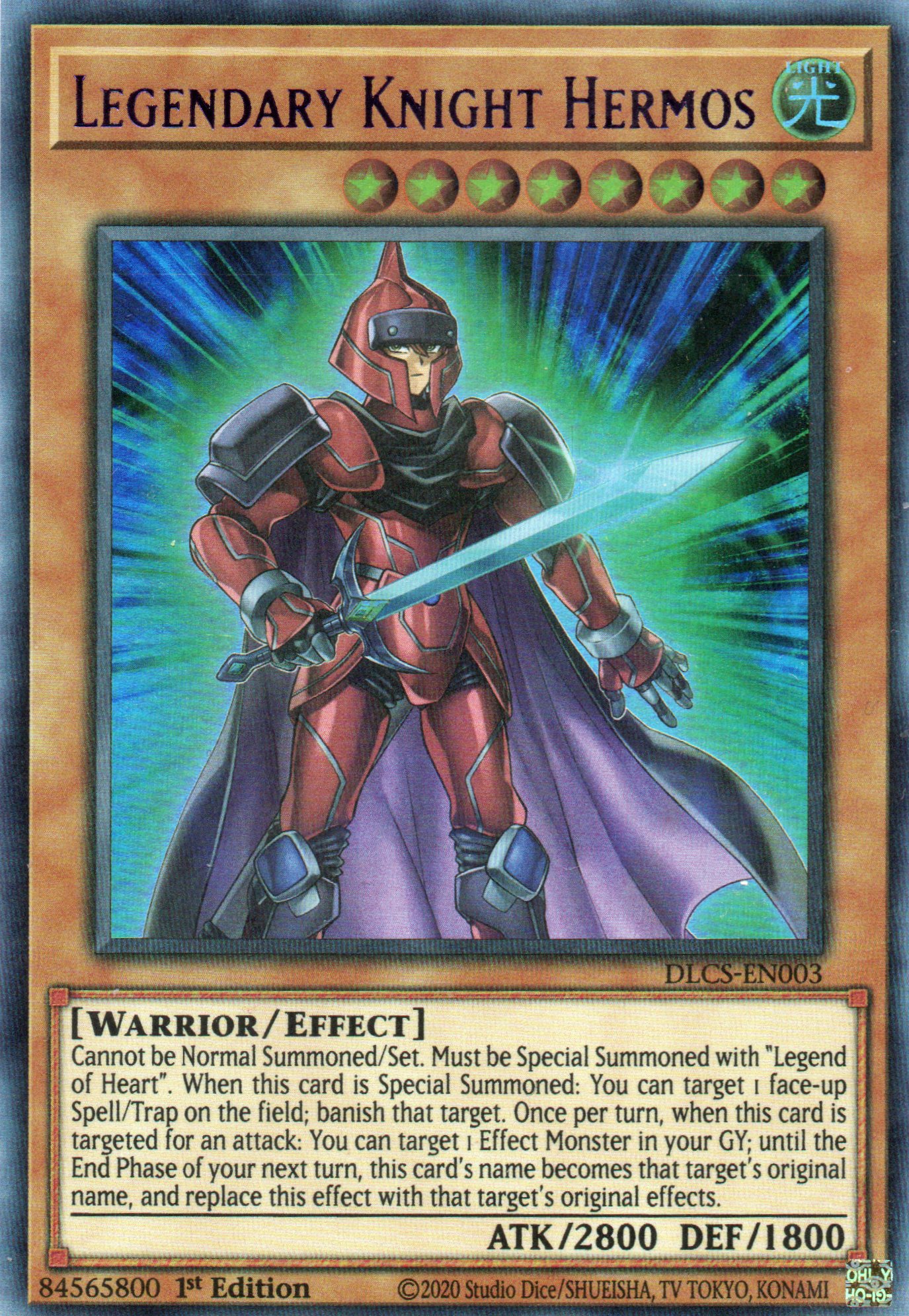 Legendary Knight Hermos DLCS-EN003 Ultra rare