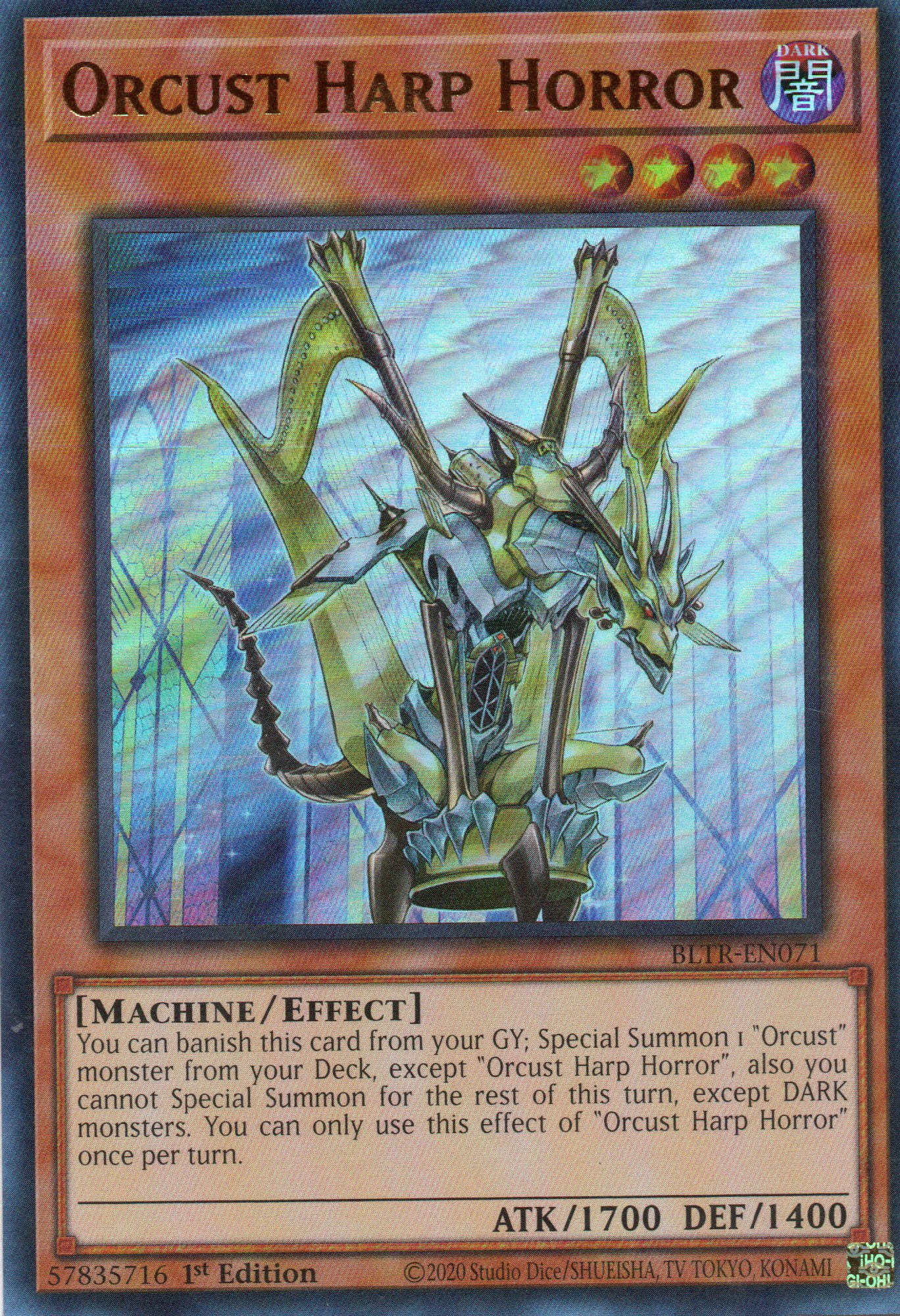 Orcust Harp Horror BLTR-EN071 Ultra rare