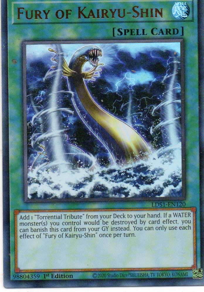Fury of Kairyu-Shin LDS1-EN120 Ultra rare