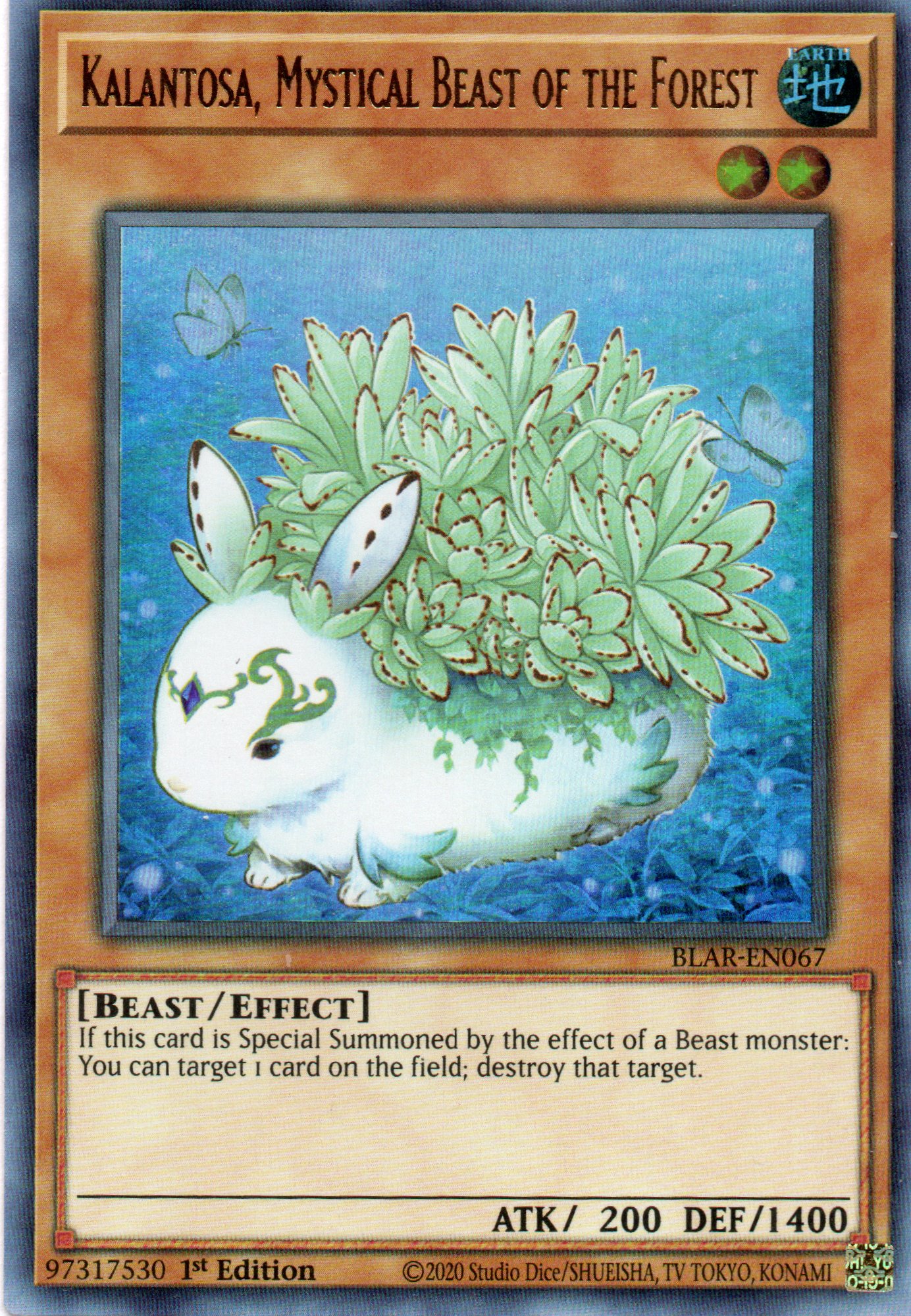 Kalantosa, Mystical Beast of the Forest BLAR-EN067 Ultra rare
