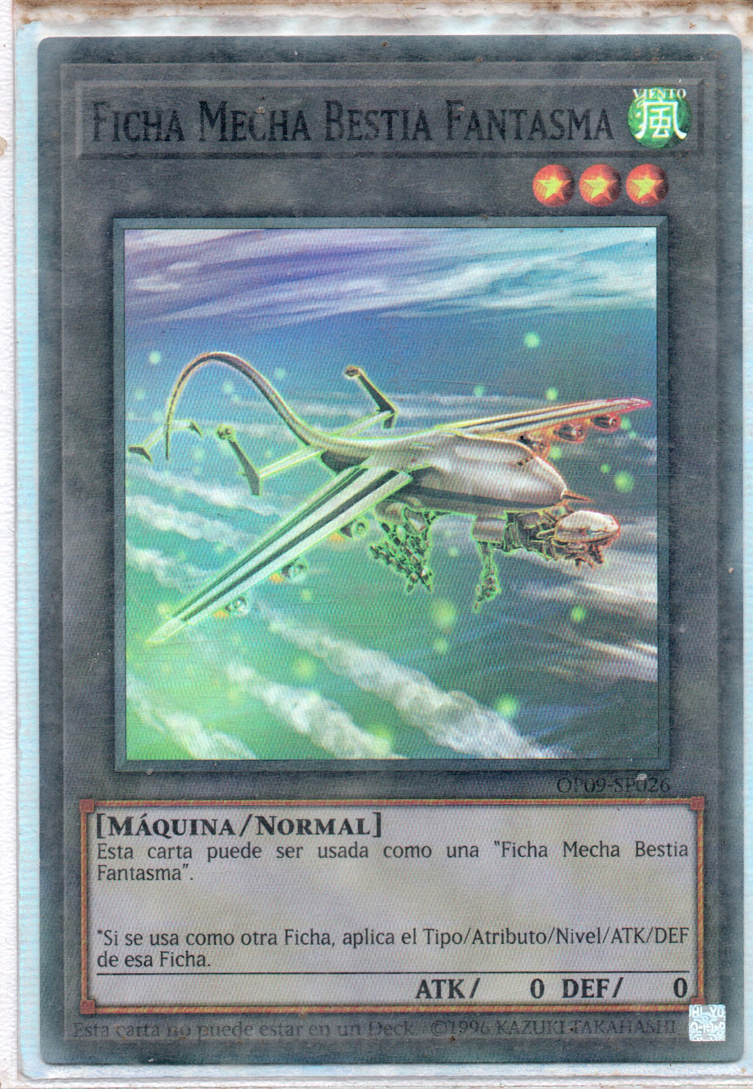 Ficha Mecha Bestia Fantasma OP09-SP026 Super rare