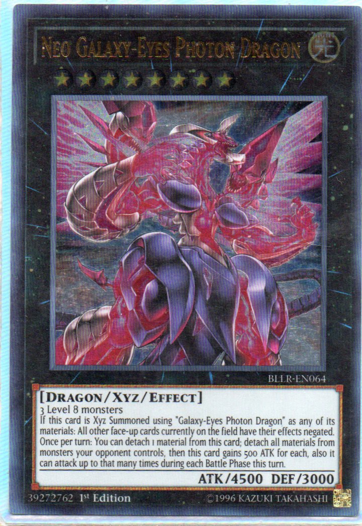 Neo Galaxy-Eyes Photon Dragon BLLR-EN064 Ultra rare