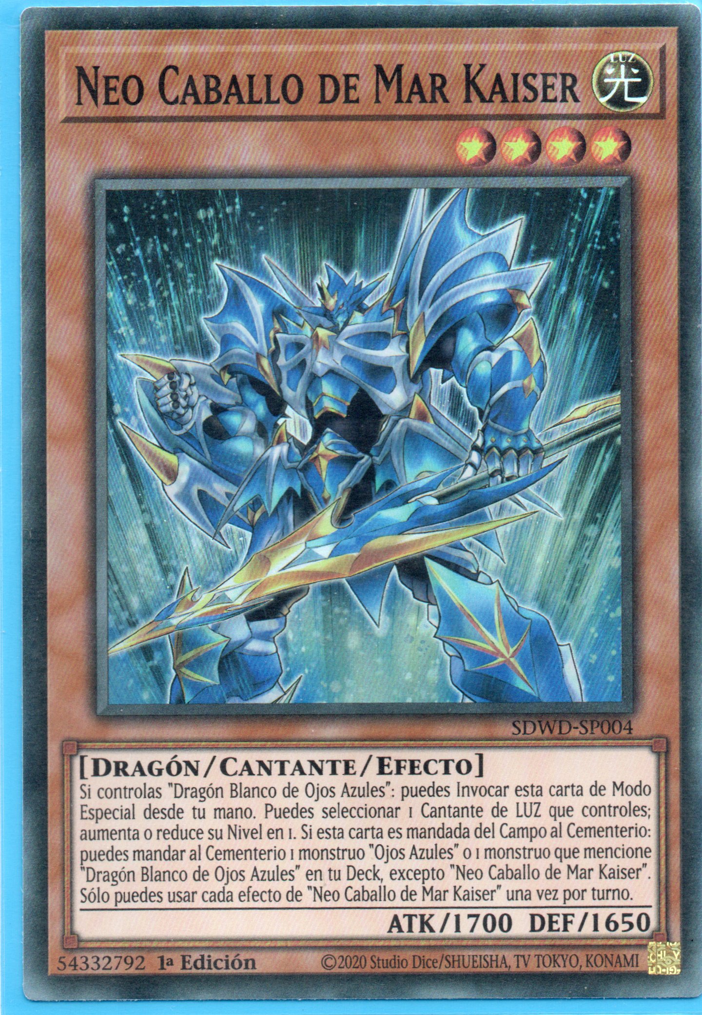 Neo Caballo de Mar Kaiser SDWD-SP004 Super rare