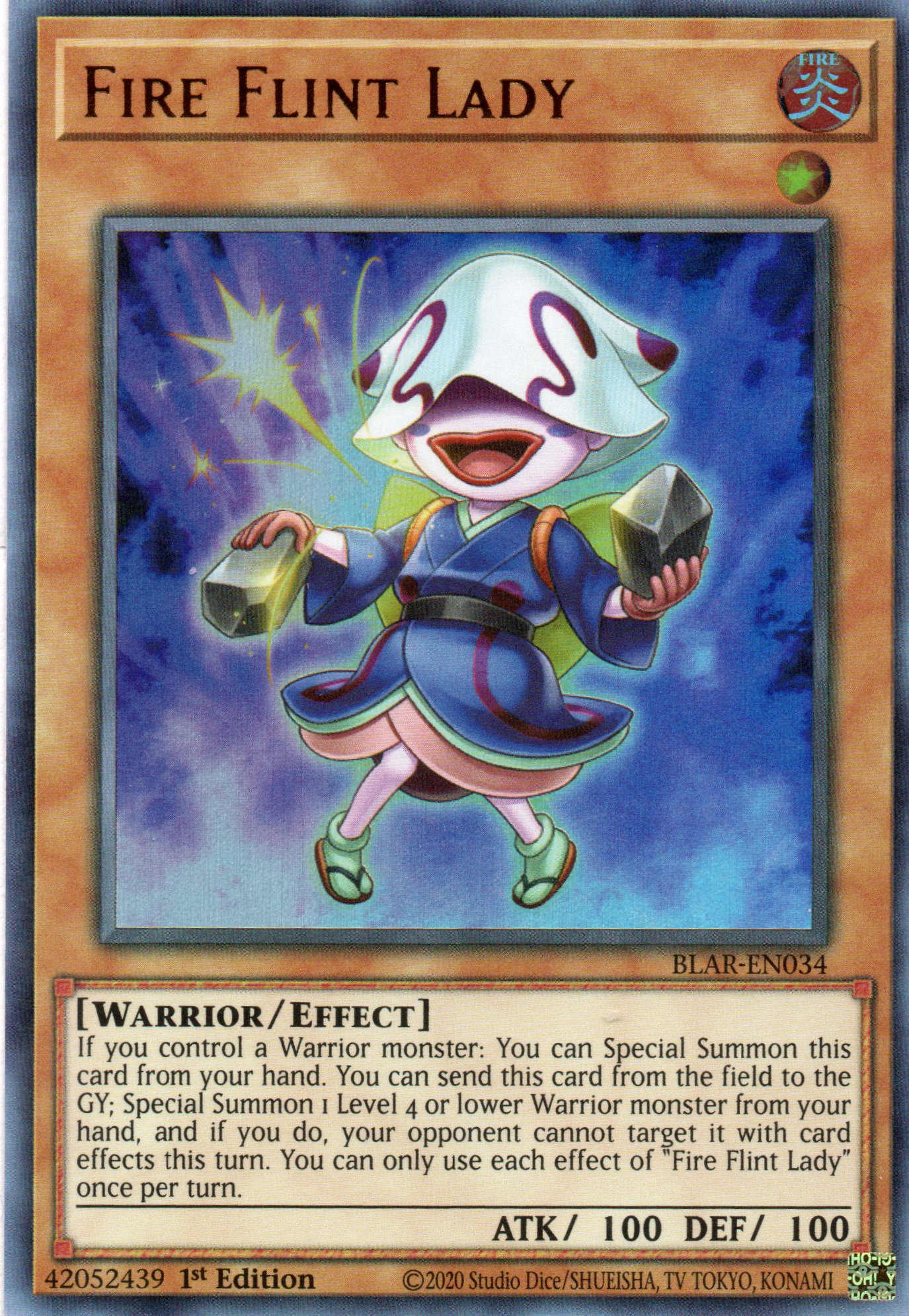 Fire Flint Lady BLAR-EN034 Ultra rare