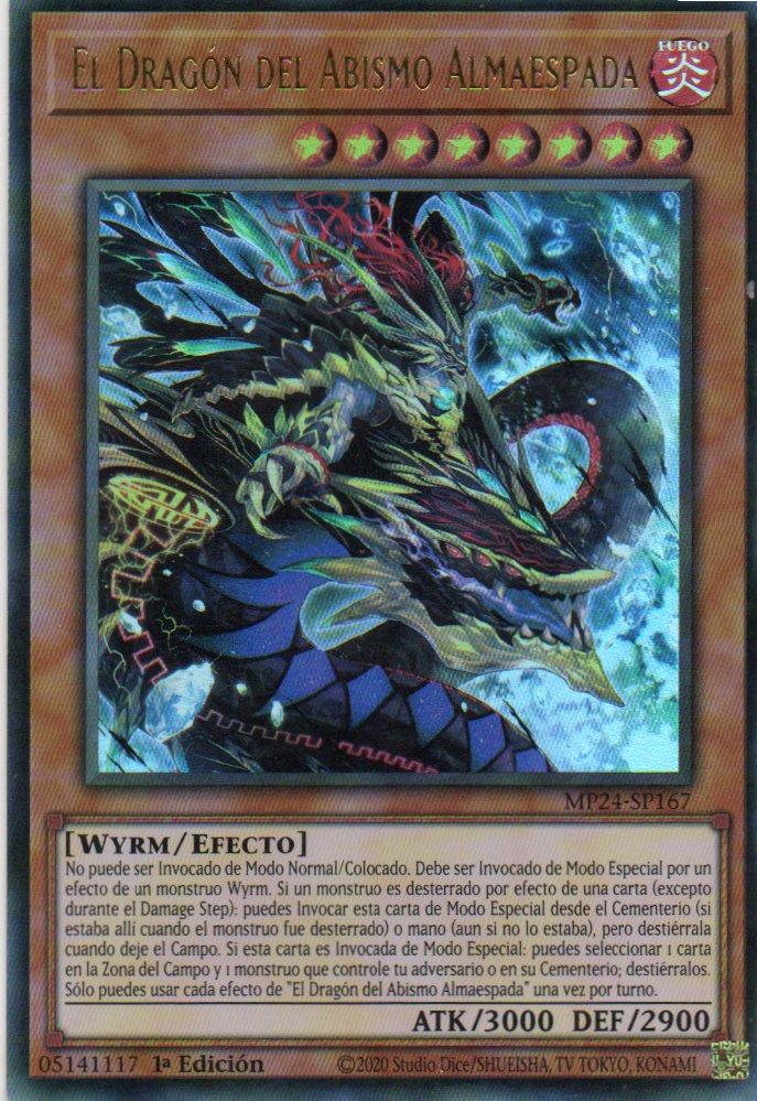 El Dragon del Abismo Almaespada MP24-SP167 Ultra rare
