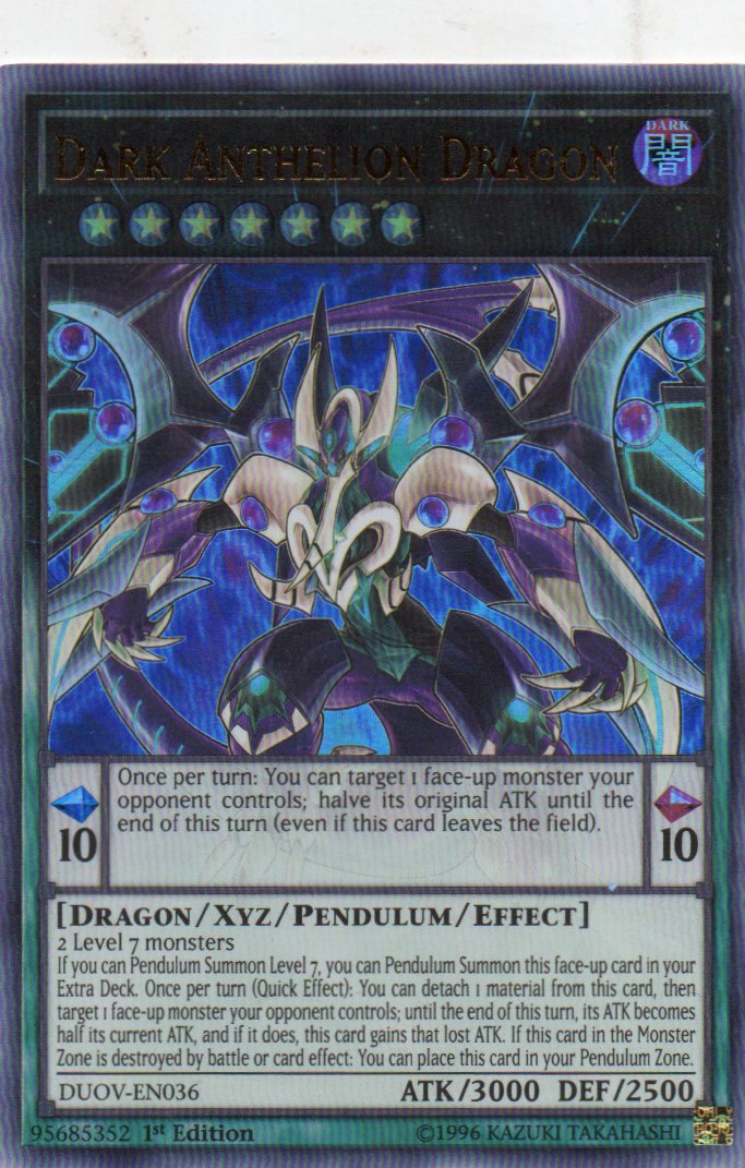 Dark Anthelion Dragon DUOV-EN036 Ultra rare