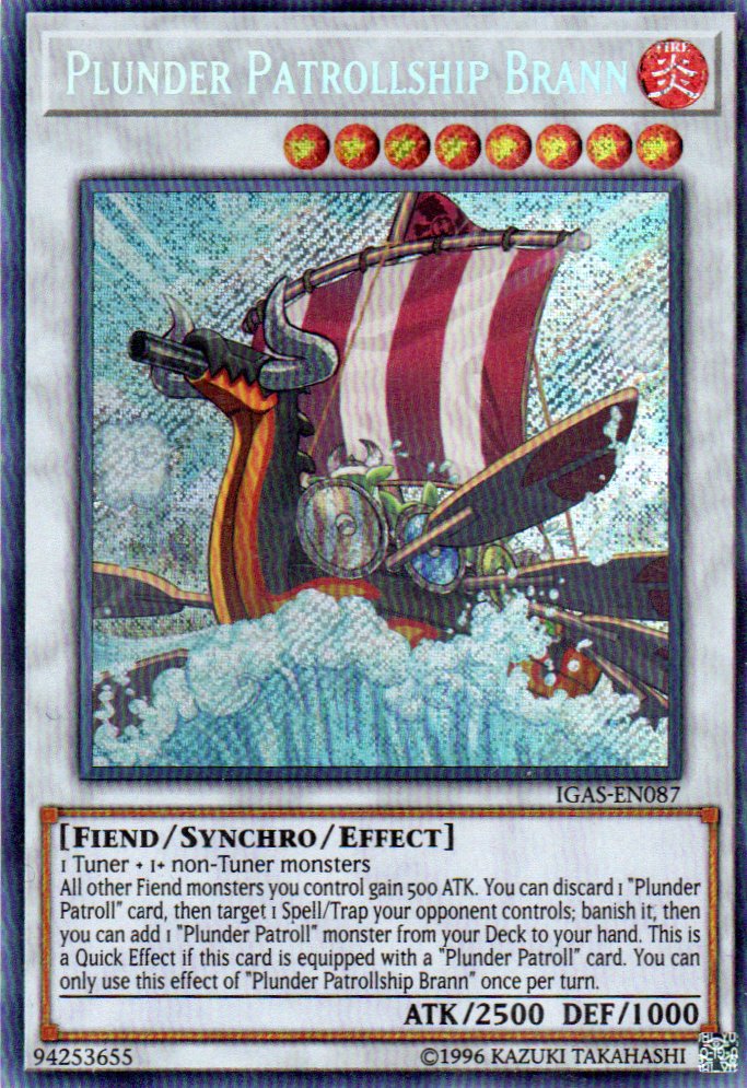Plunder Patrollship Brann IGAS-EN087 Secret rare