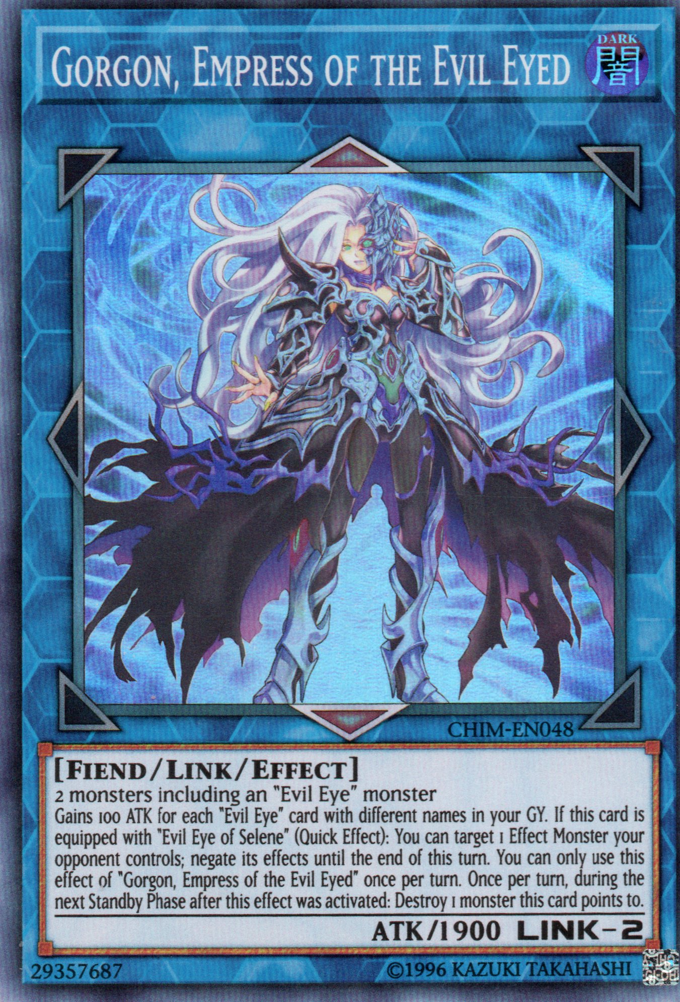 Gorgon of the Evil Eyed CHIM-EN048 Super rare