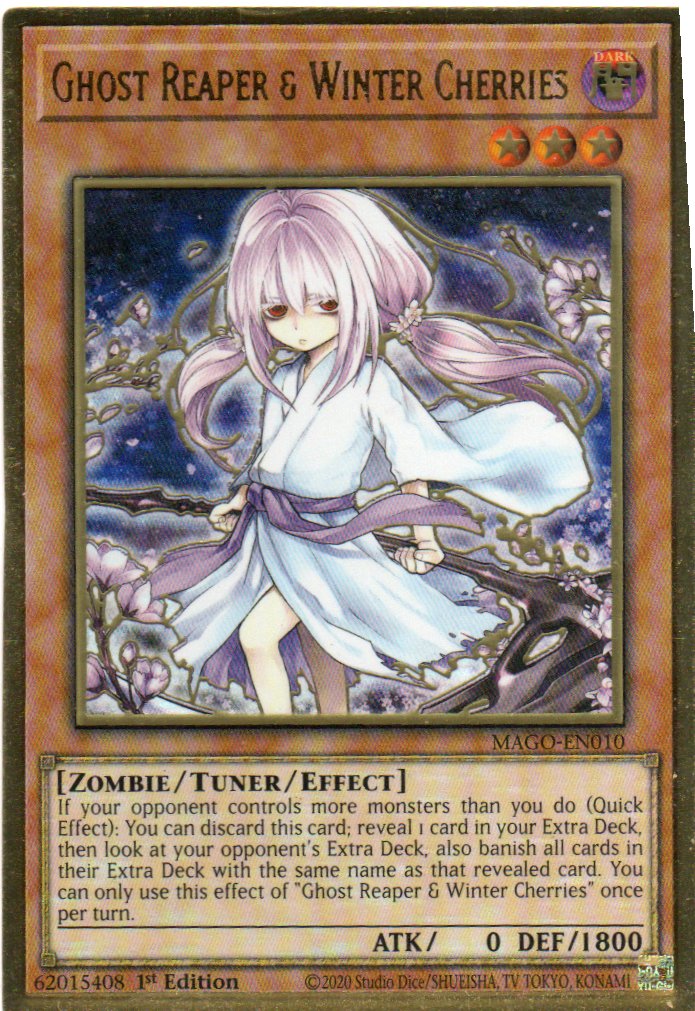 Ghost Reaper & Winter Cherries MAGO-EN010 Gold rare